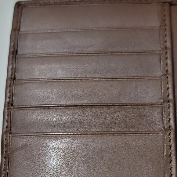 Gucci GG Monogram Canvas Planner / Agenda Brown Leather Trim Made in Italy - Picture 7 of 8